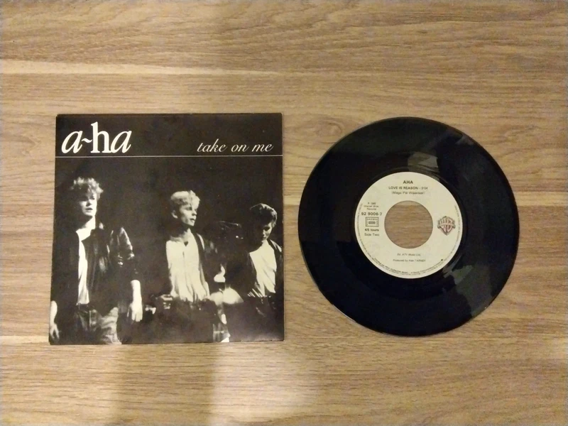 Vinyle 45T - A-ha "Take on me"