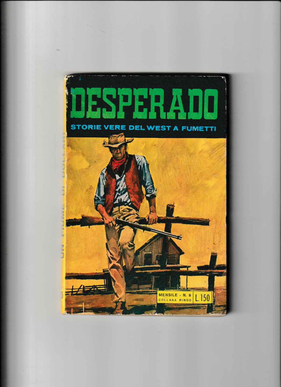 fumetto western   desperado numero 5 ultimo  edizioni  bianconi 1966