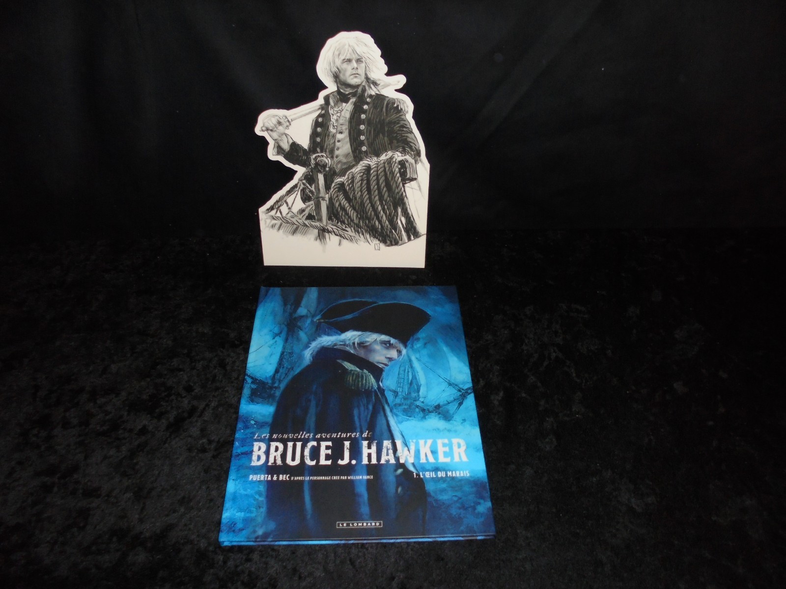 Puerta Les nouvelles aventures de Bruce J Hawker 1 EO Lombard 2024 + ex libris