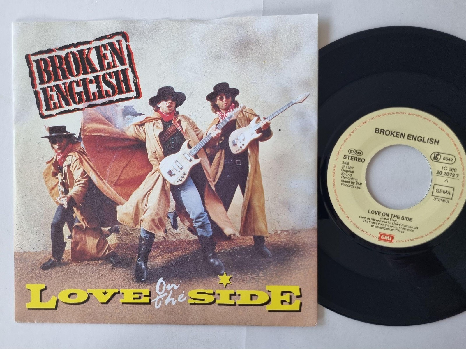 Broken English - Love On The Side 7'' Vinyl Germany