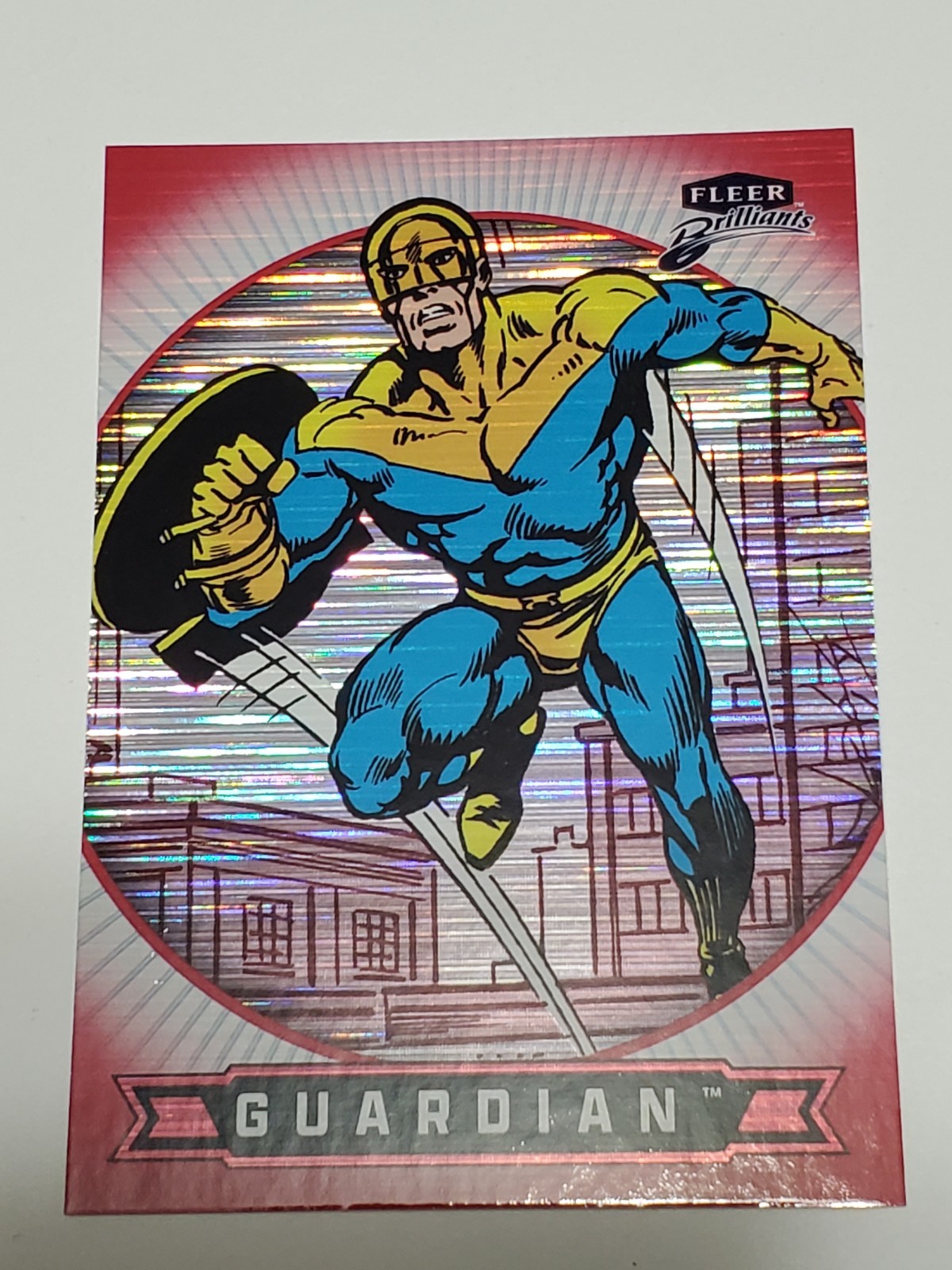 Fleer Brilliants Superman - Guardian #47 - Red Heat Vision Parallel 1714 / 1938