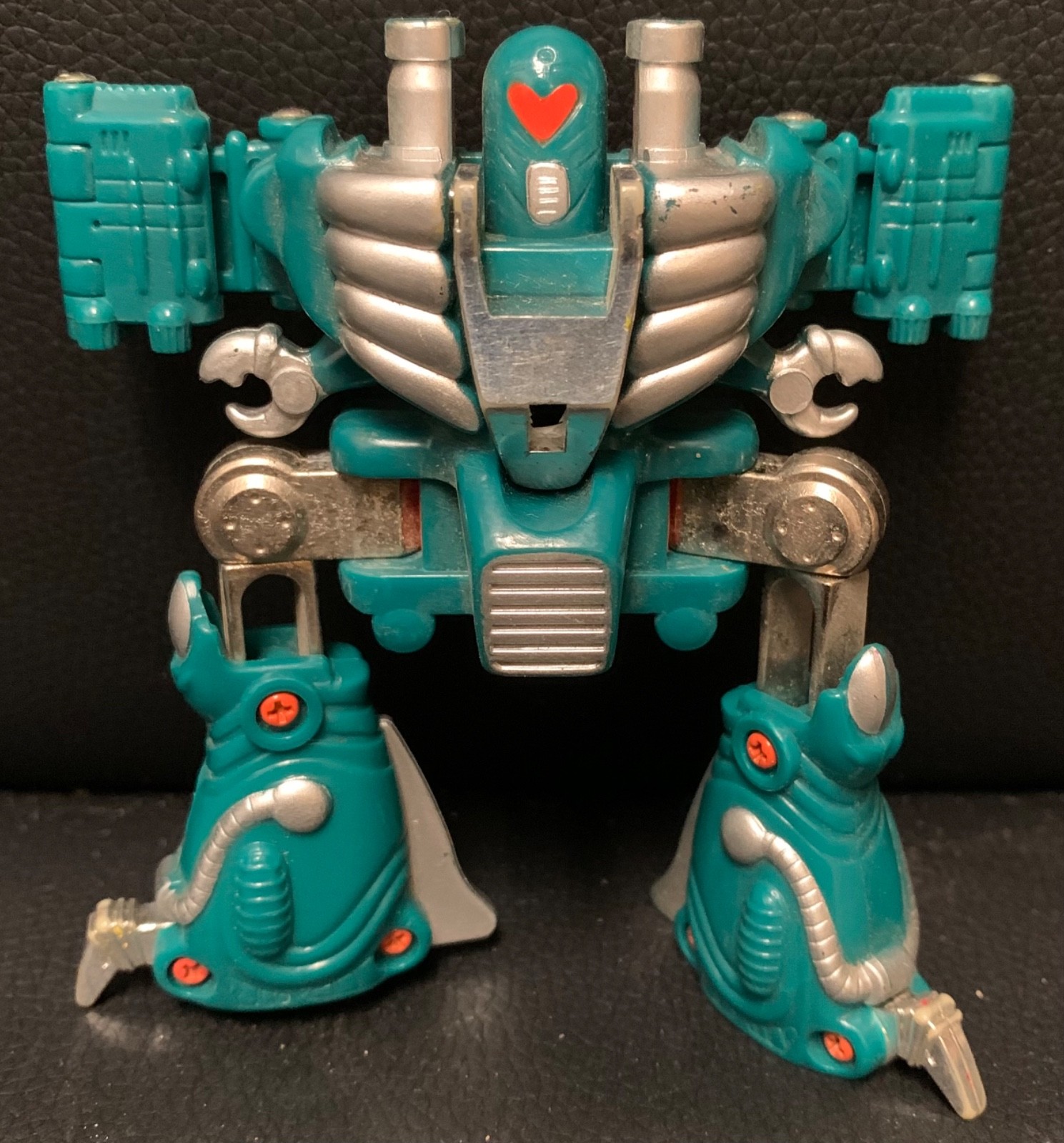 Modellino vintage 1986 Tonka Go-Bots Monsterous Combiner Heart Attack Robot