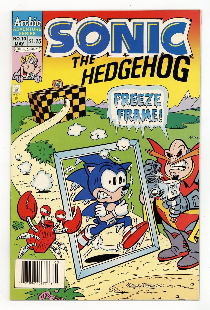 Sonic il Riccio #10 FN/VF 7.0 1994