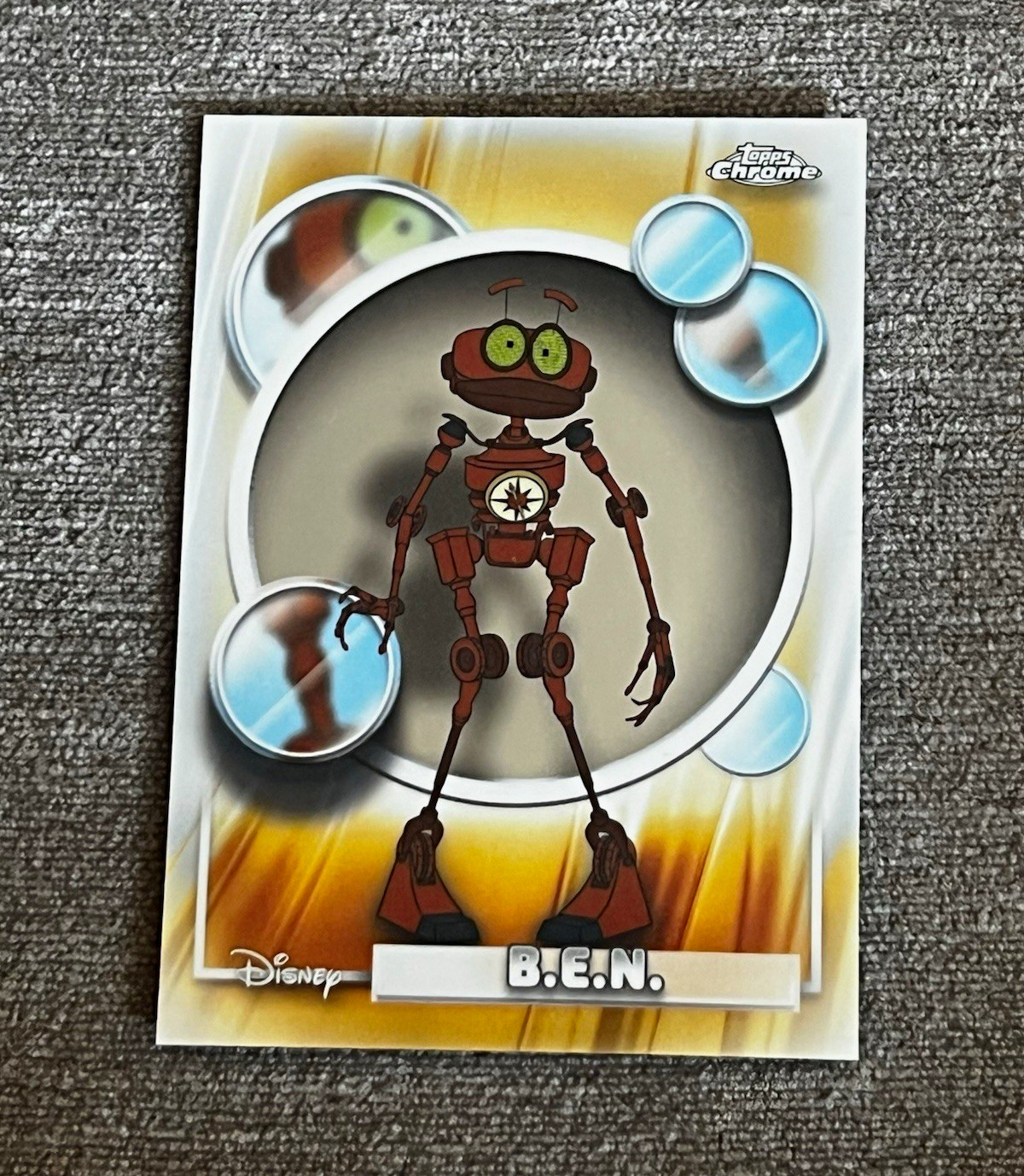 Topps 2026 Topps Chrome Disney Treasure Planet B.E.N. #64 Set Base Trading Card