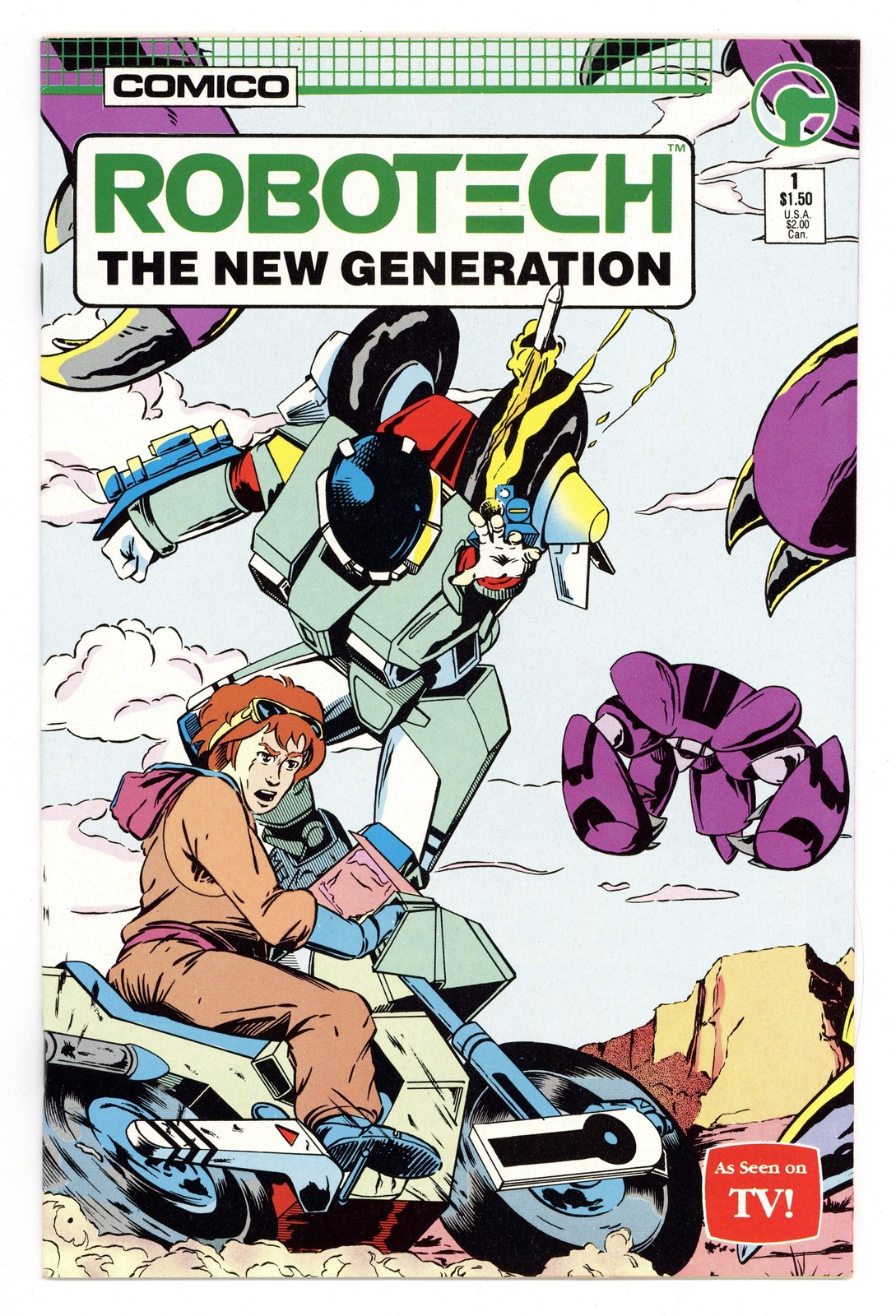 Robotech La Nuova Generazione #1 VF+ 8.5 1985