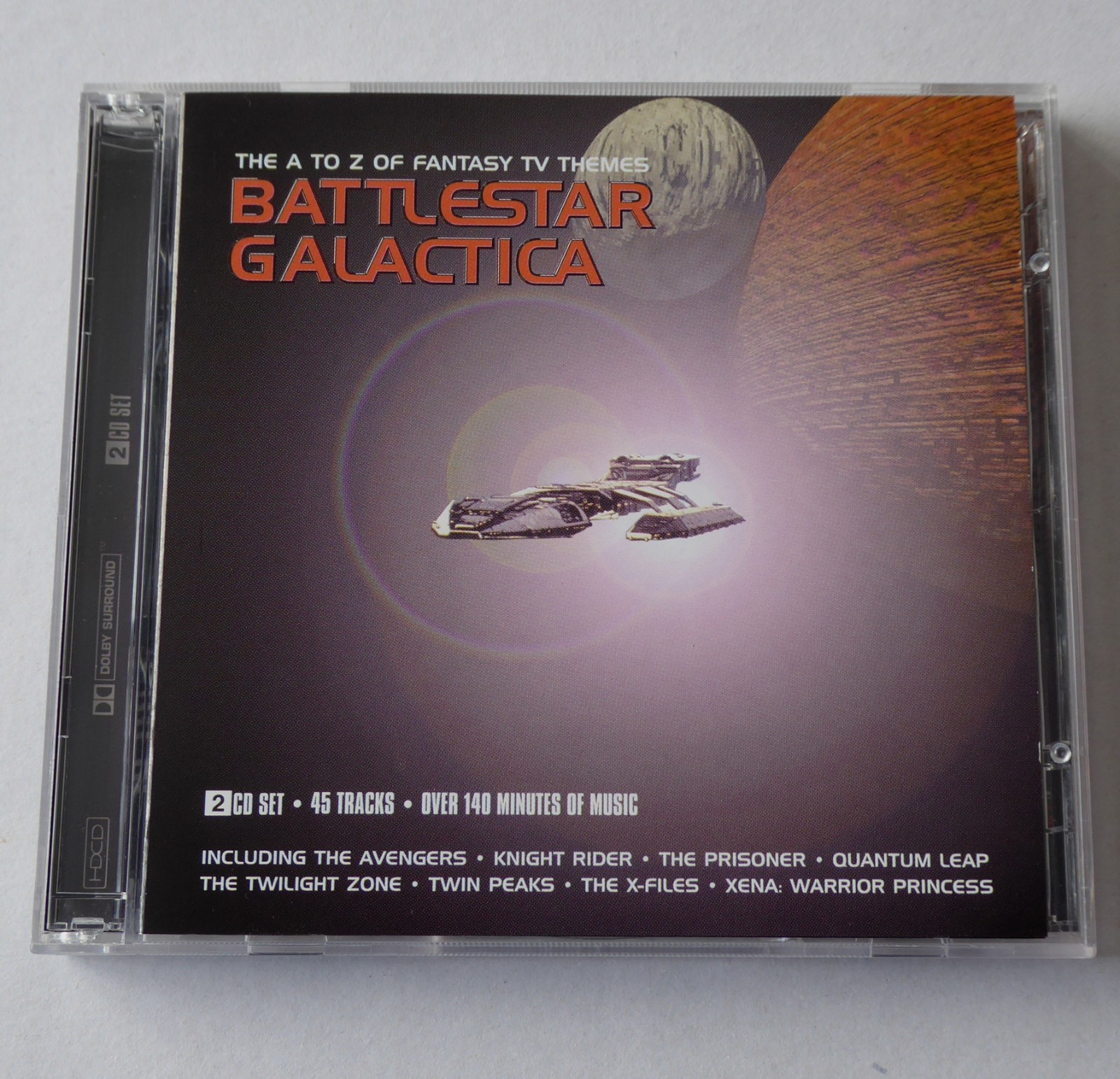 BATTLESTAR GALACTICA: THE A - Z OF FANTASY TV THEMES (1999 2 HDCD SET) * NR MINT