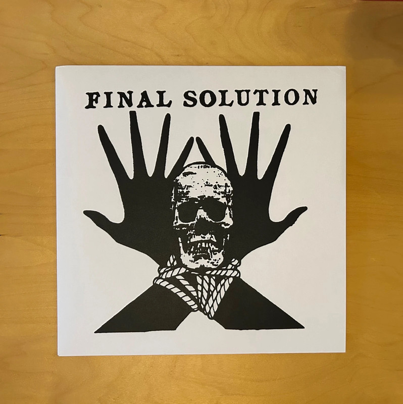 Final Solution who more than us LP vinyl noise power electronics