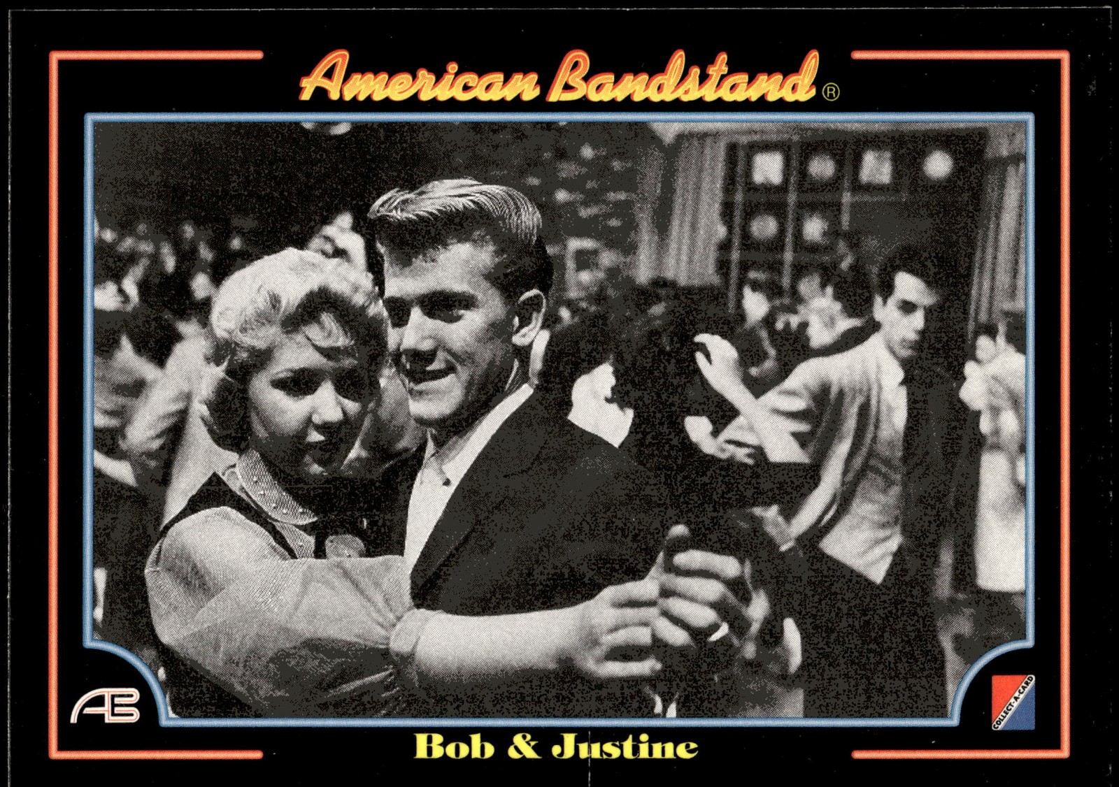1993 Collect-A-Card American Bandstand #30 Bob Clayton / Justine Carrelli