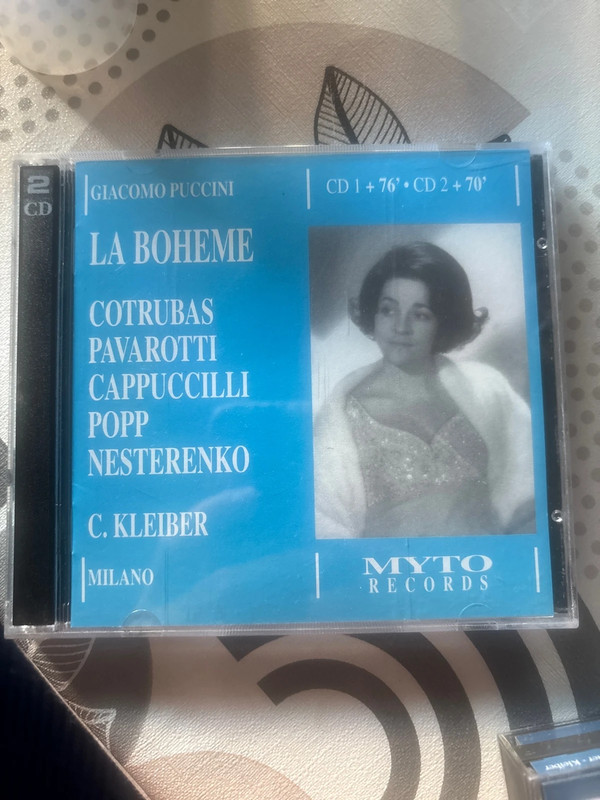 Rare Cd de Puccini : La Bohème/Pavarotti