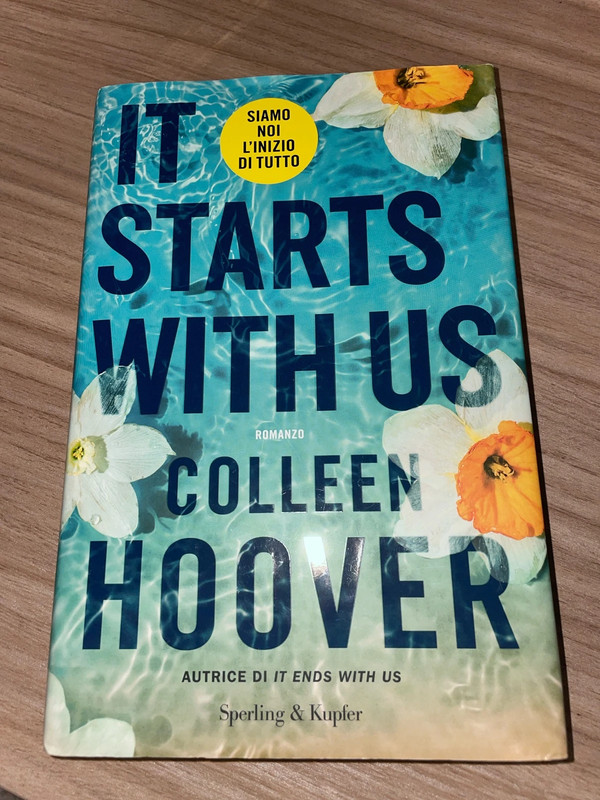 Vendo libro “It start with us” di Colleen Hoover