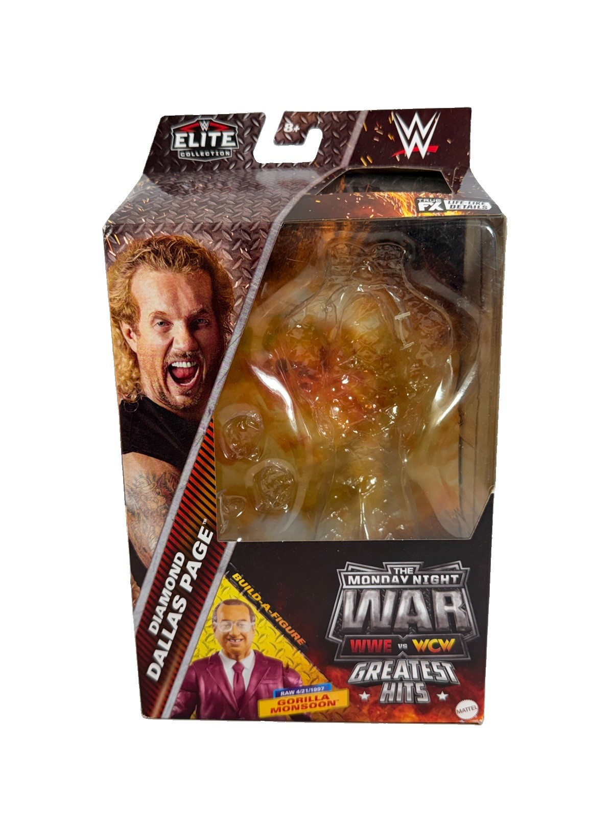 Diamond Dallas Page WWE Elite Monday Night Wars Mattel 6" Wrestling Figure Box