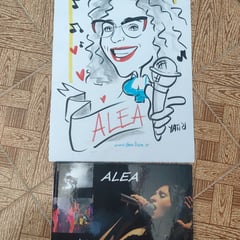 Alea libro+ disegno e autografo