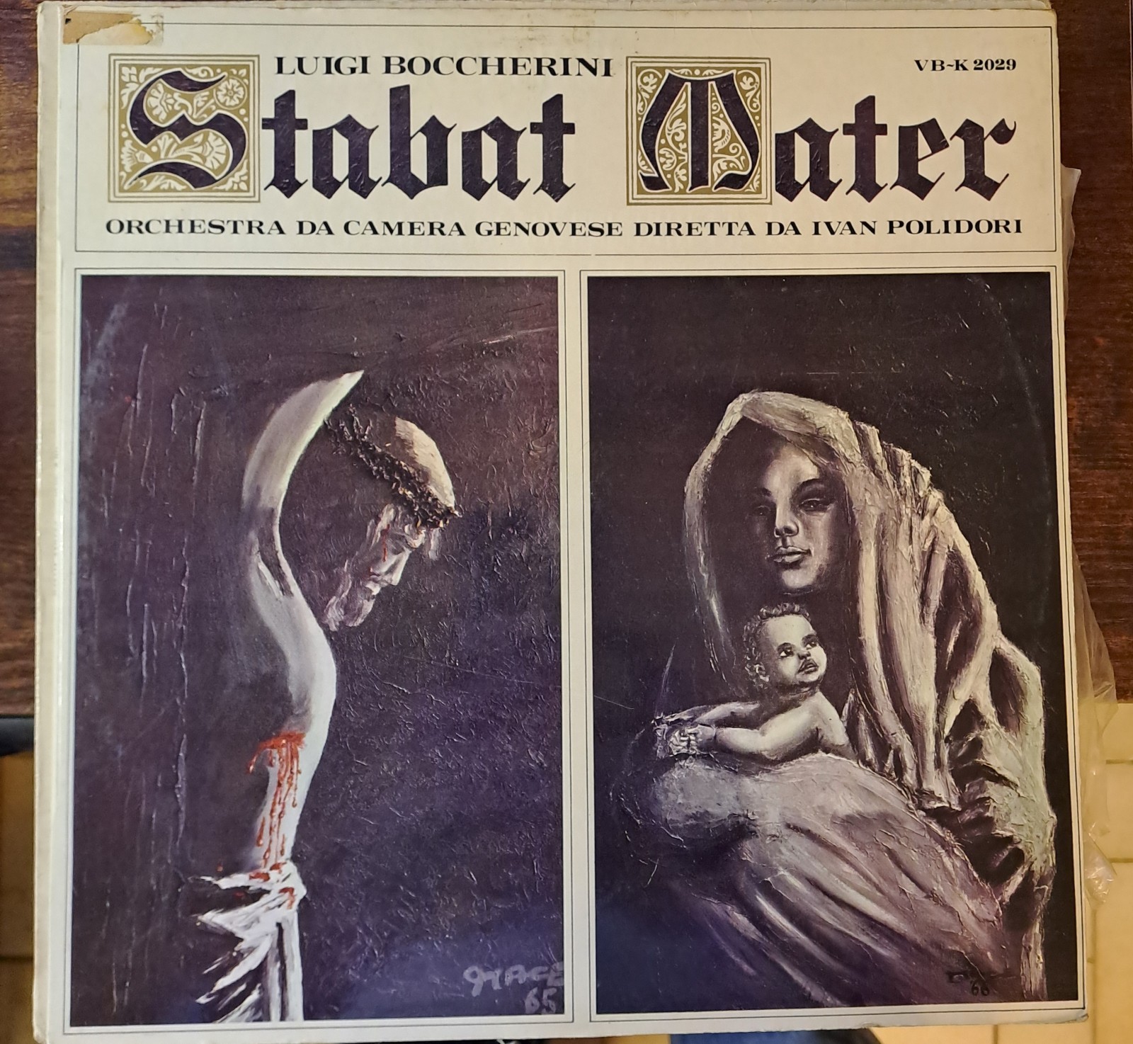 LP Luigi Boccherini Stabat Mater VB-K 2029 Vibration 1969 Italia