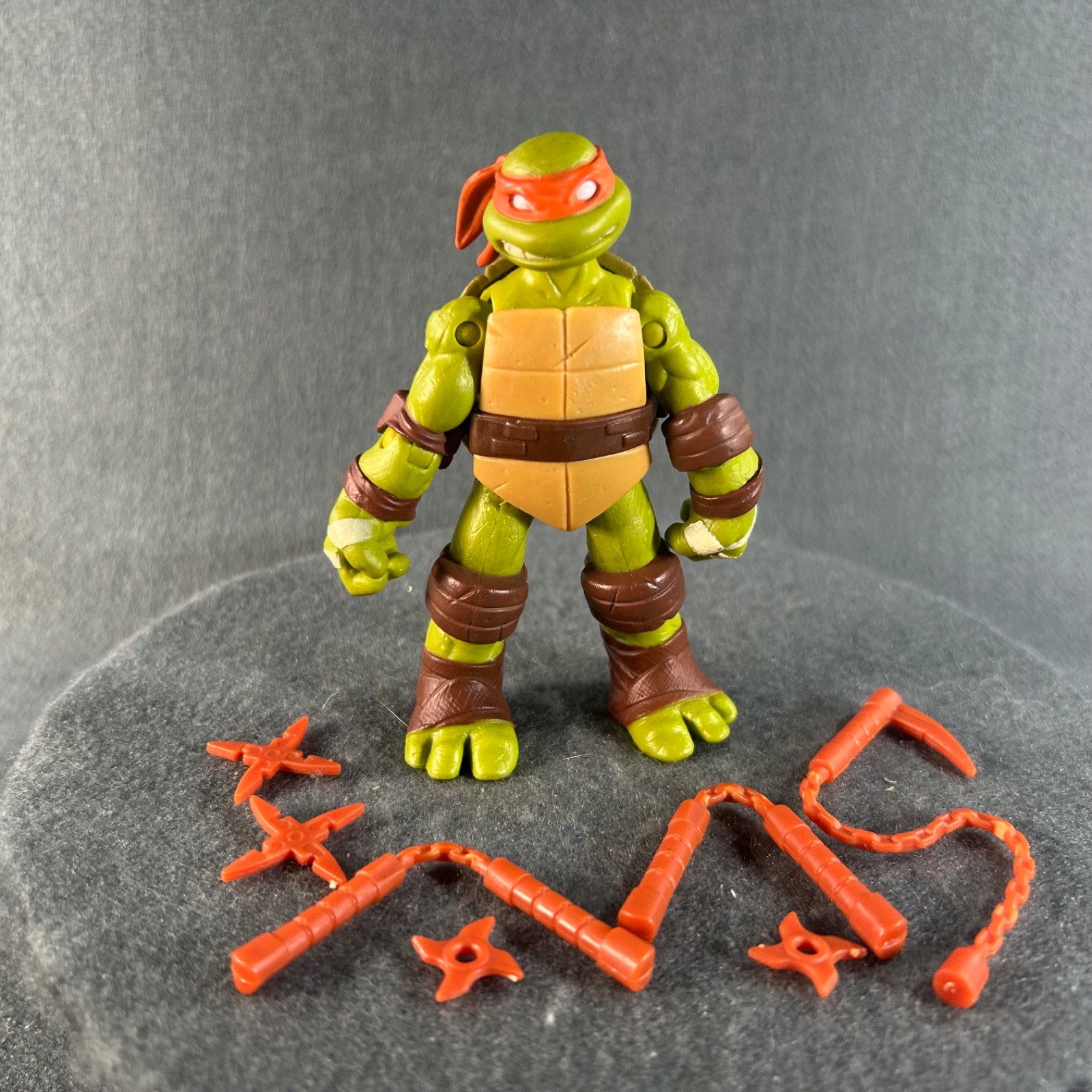 Teenage Mutant Ninja Turtles Michelangelo Figure Armi 2012 Playmates Toys