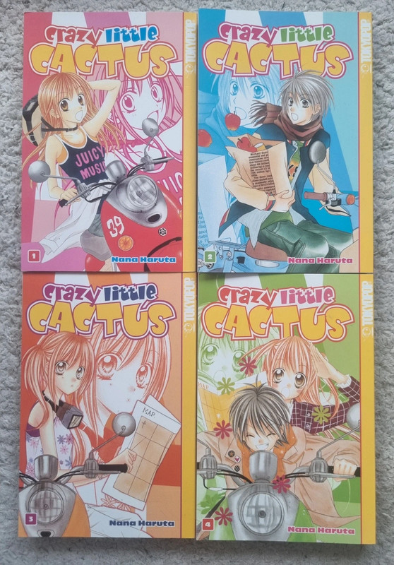 Crazy little Cactus Manga Nana Haruta Band 1-4 Romance ab 13+ TOP