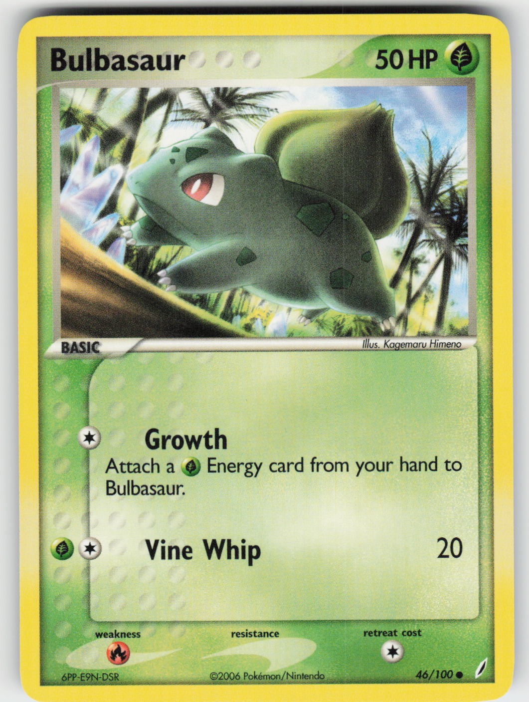 Bulbasaur - 046/100 Common Crystal Guardians 46/100 NM