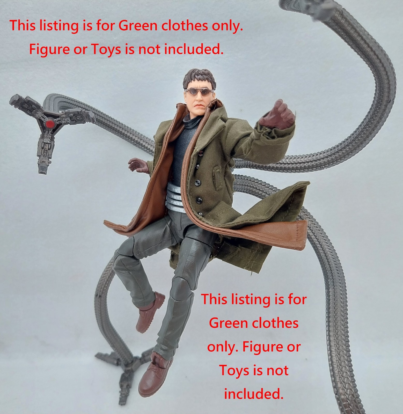 0043 Marvel Legends Spider Man 2 Doctor Octopus Adult Collectible Green clothes
