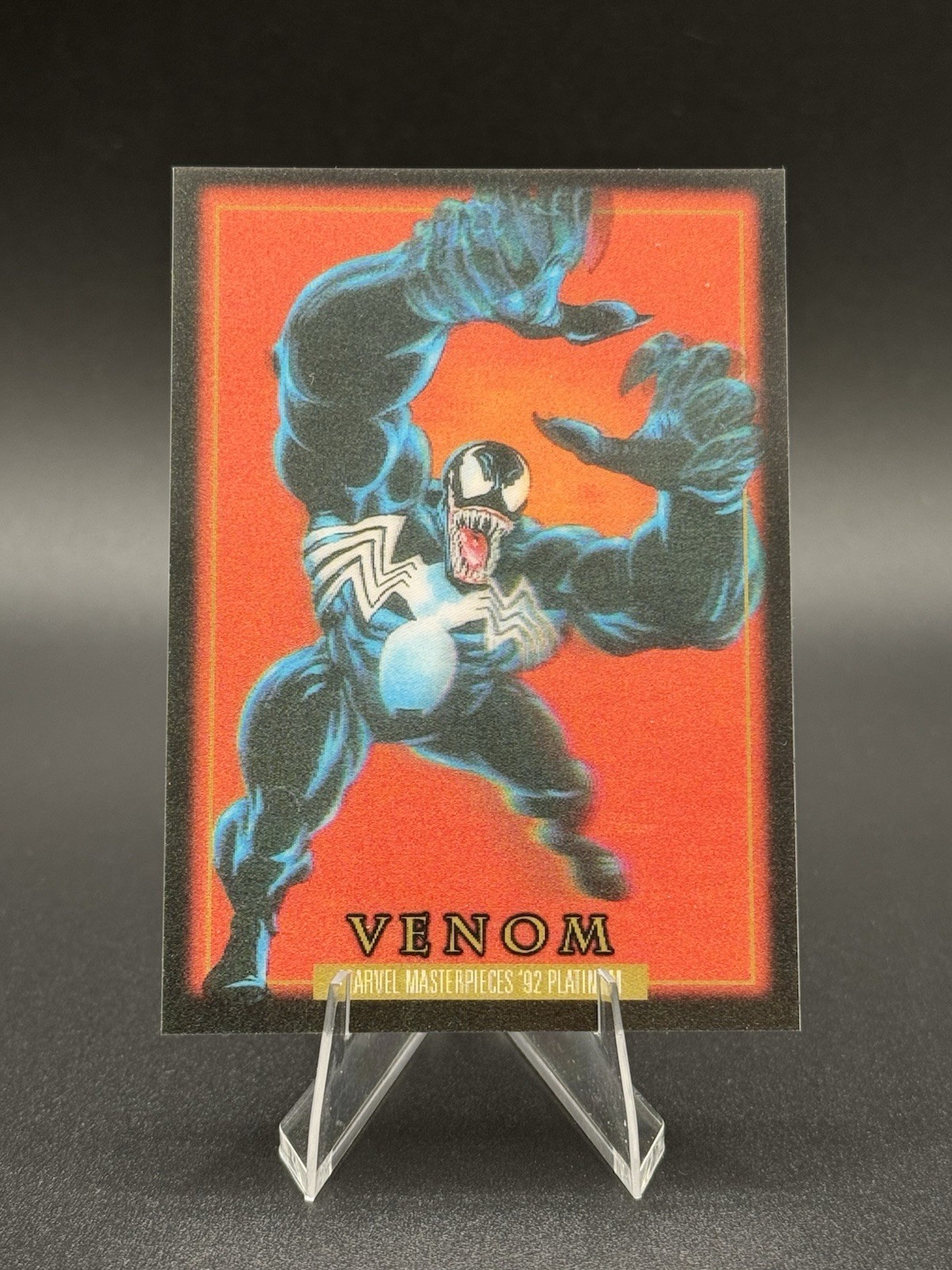 2024 Marvel Masterpieces '92 Platinum Venom #97 Lenticular