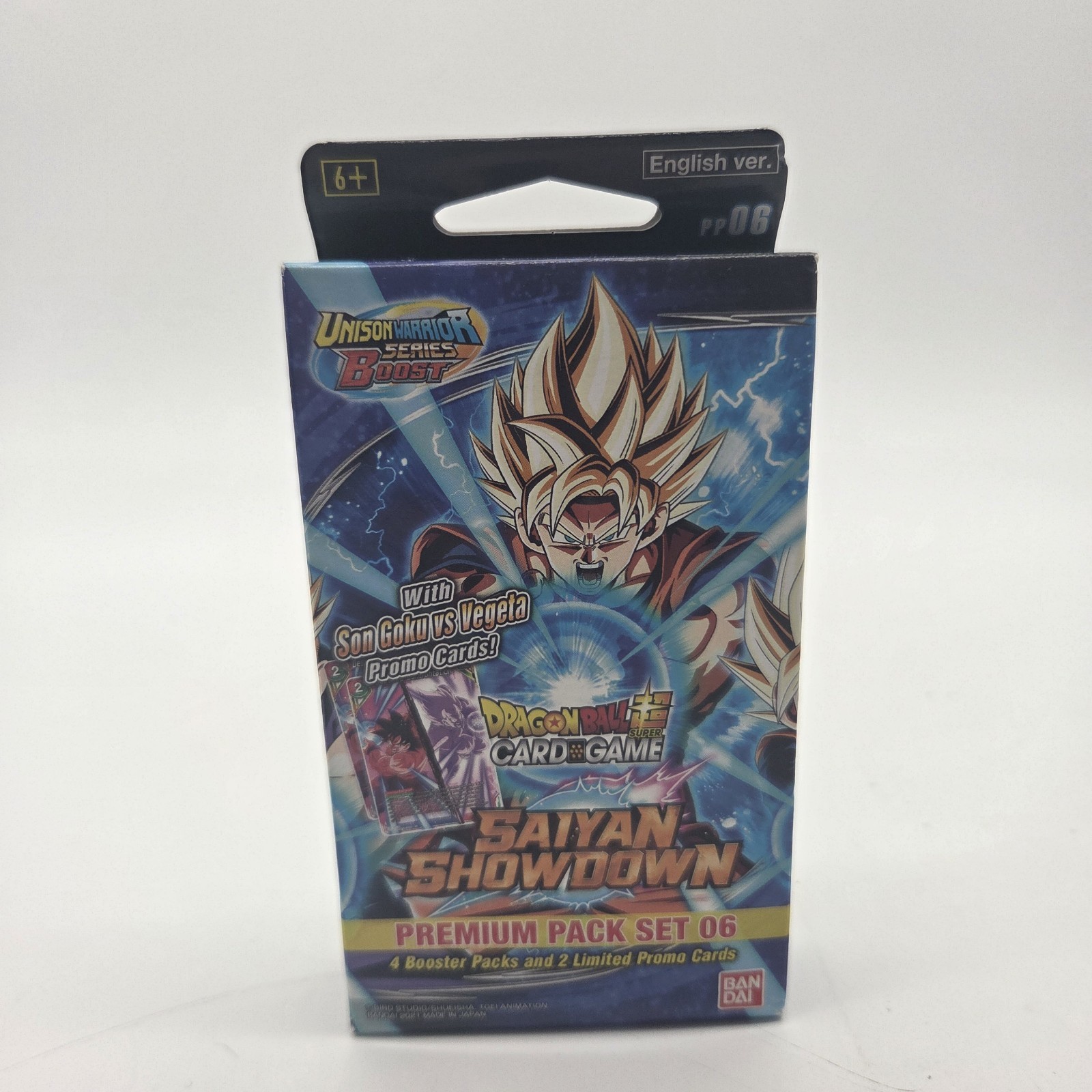 Dragon Ball Super TCG: Saiyan Showdown Premium Pack Set 06 Nuovo Sigillato