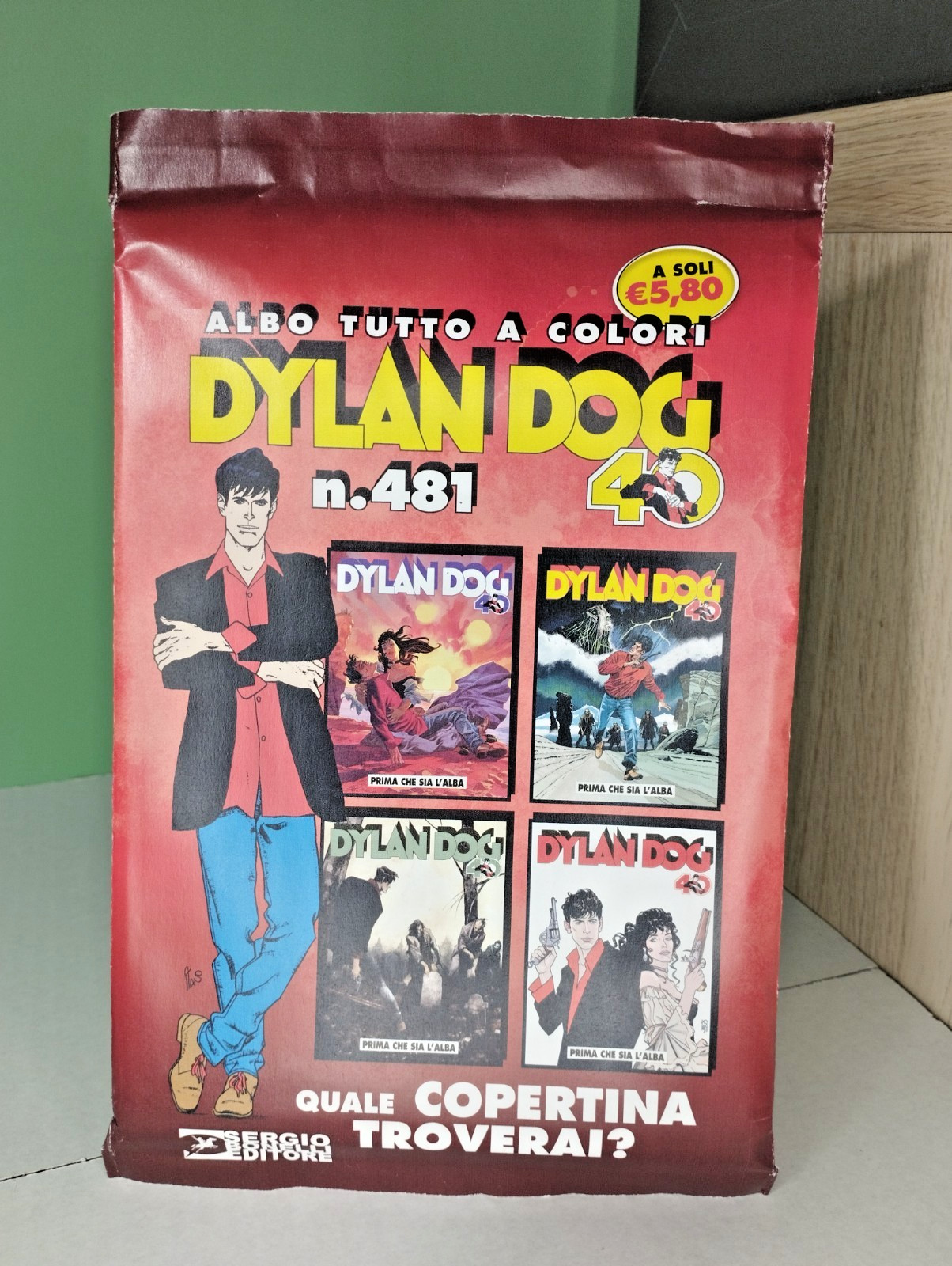 Dylan Dog n. 481 Variant Cover 40° Anniversario – Blister Sigillato