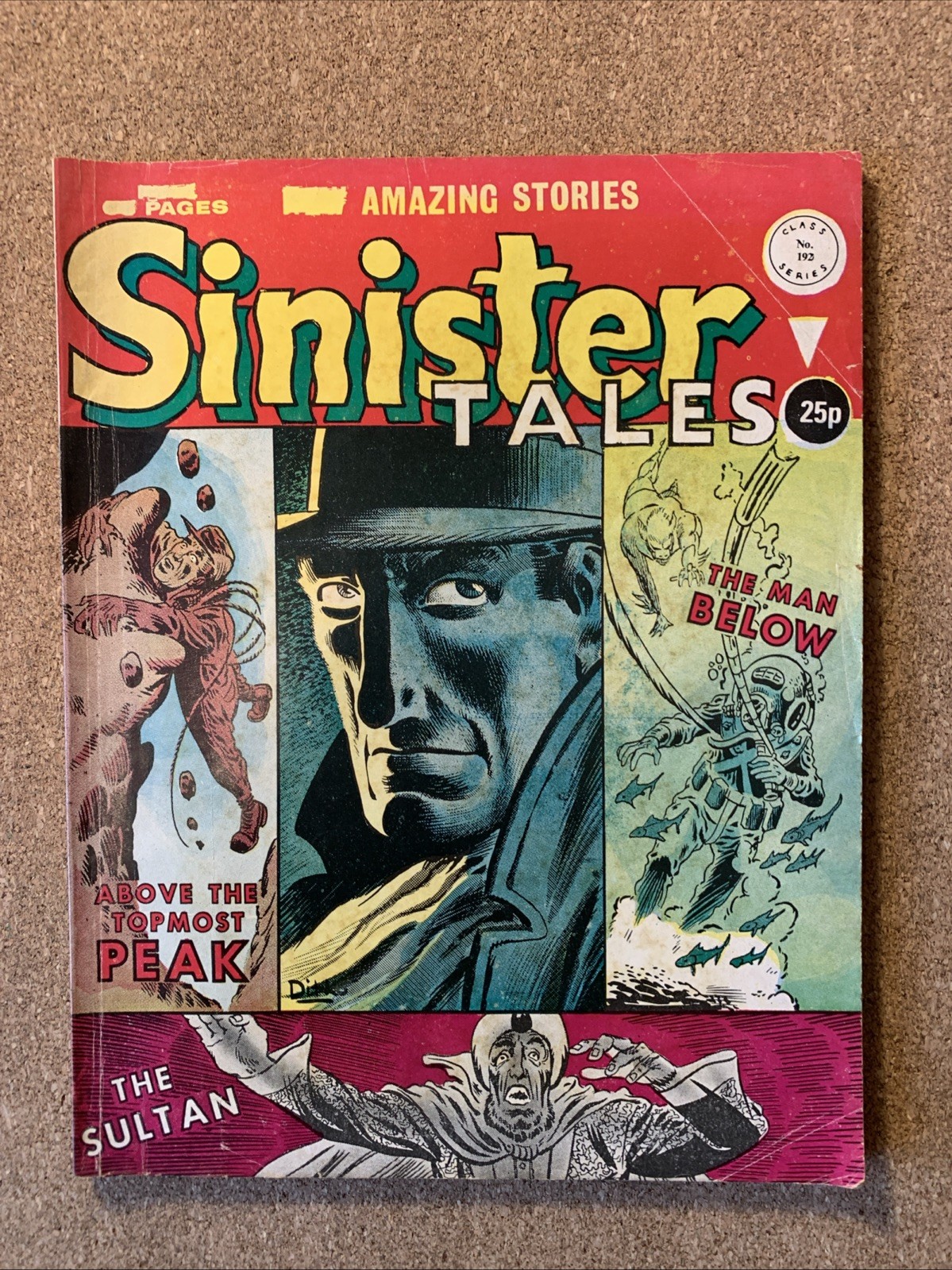 Suspense #192 FN- Ditko Cover,  Circa early 1980s Alan Class, Reprints