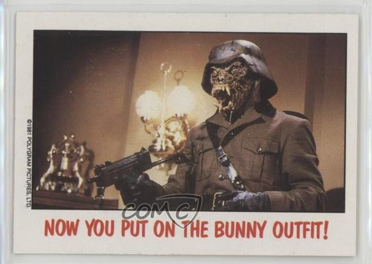 1988 O-Pee-Chee Fright Flicks Now You Put On The Bunny Outfit! #29 b8c