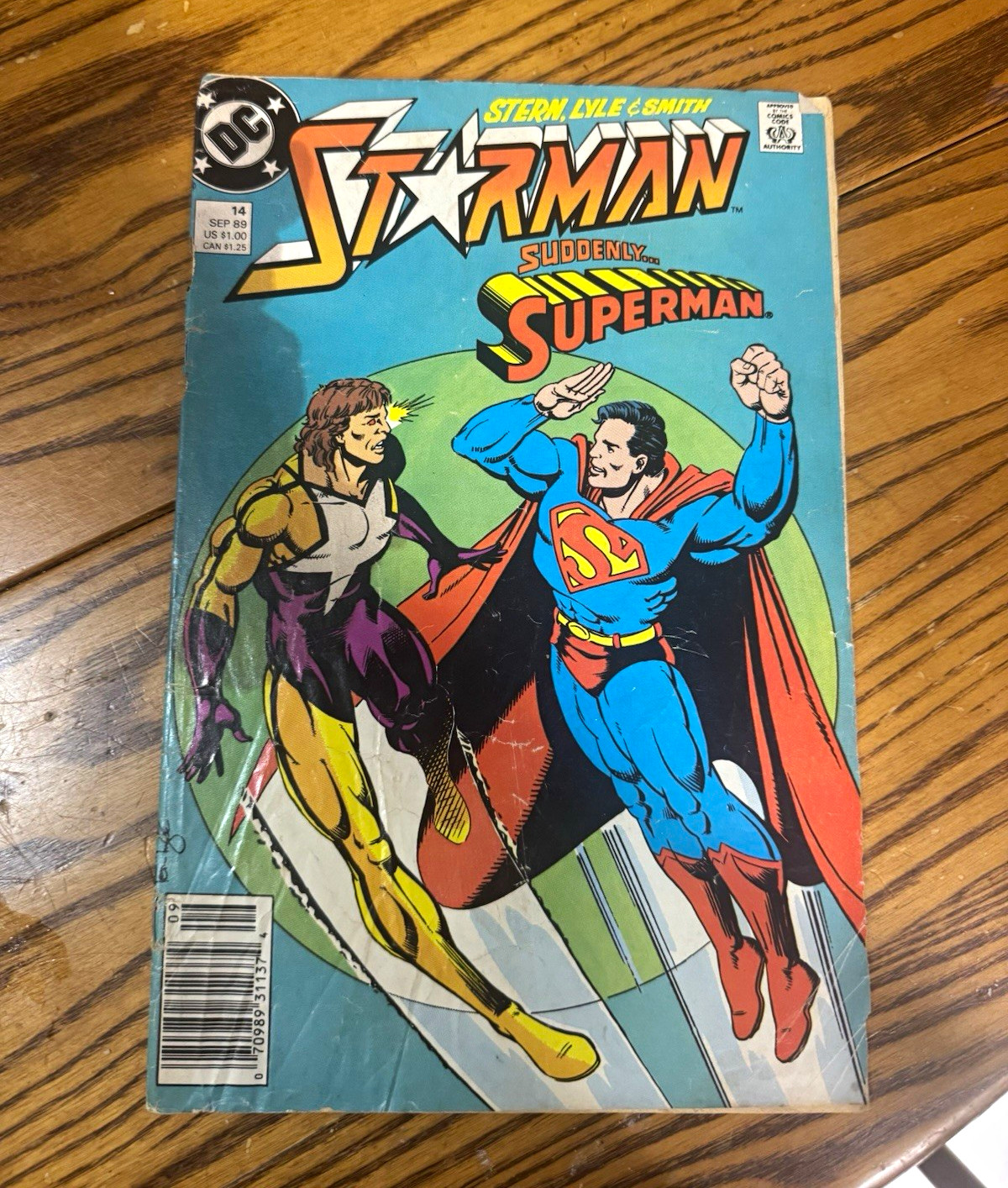 DC Comics Starman #14 Sep 1989 Suddenly... Superman Copper Age Single Issue