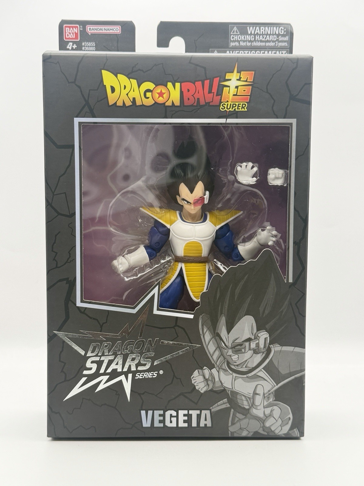 Dragon Ball Super Dragon Stars VEGETA (Saiyan Saga) 6” Figure OPEN BOX