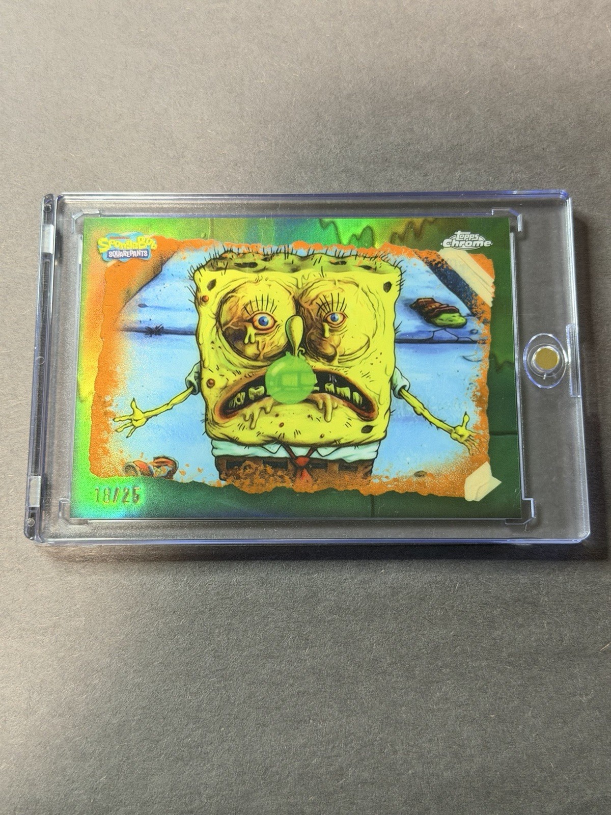 Topps Chrome SpongeBob SquarePants #GO-8 Qualcosa di sbagliato con me arancione /25