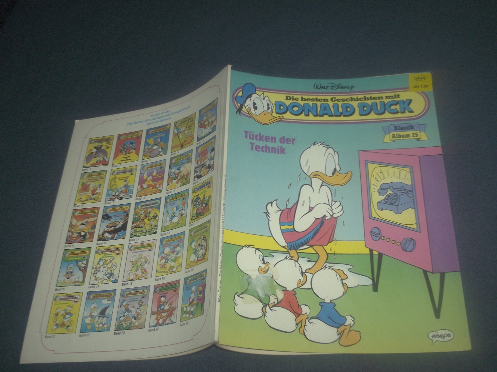 LE MIGLIORI STORIE CON DONALD DUCK FUMETTO CLASSICO ALBUM BAND N.25