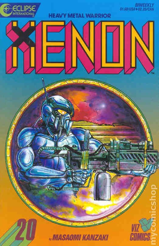 Xenon #20 VG 1988 immagine stock basso grado