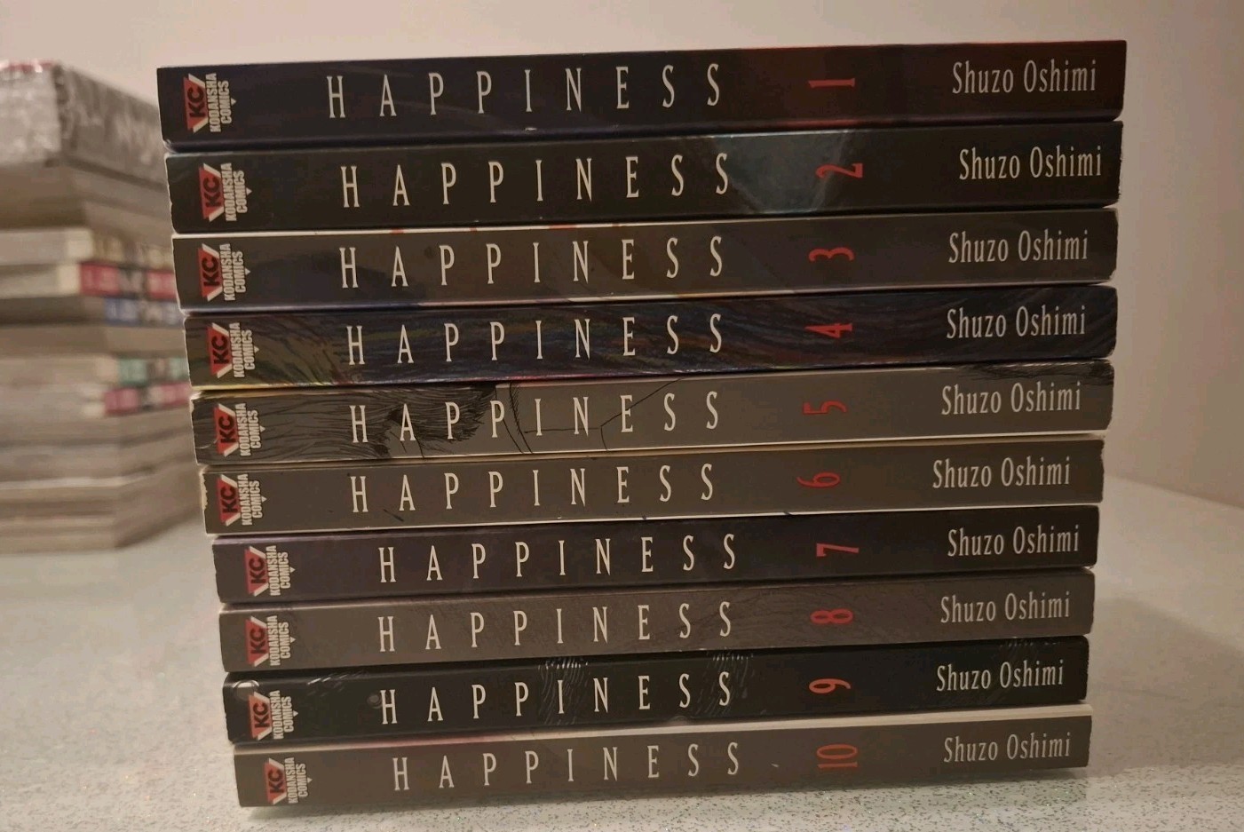 Happiness Shuzo Oshimi English Manga Volumes 1-10