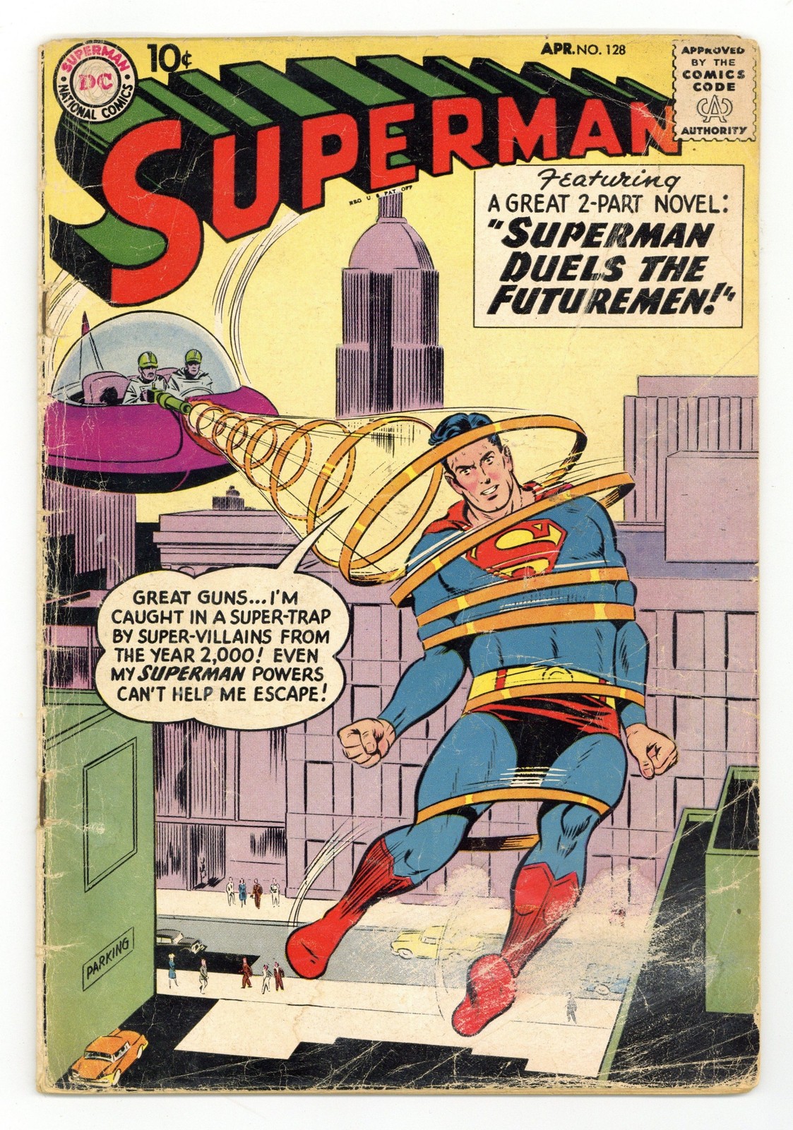 Superman #128 FR 1.0 1959 basso grado