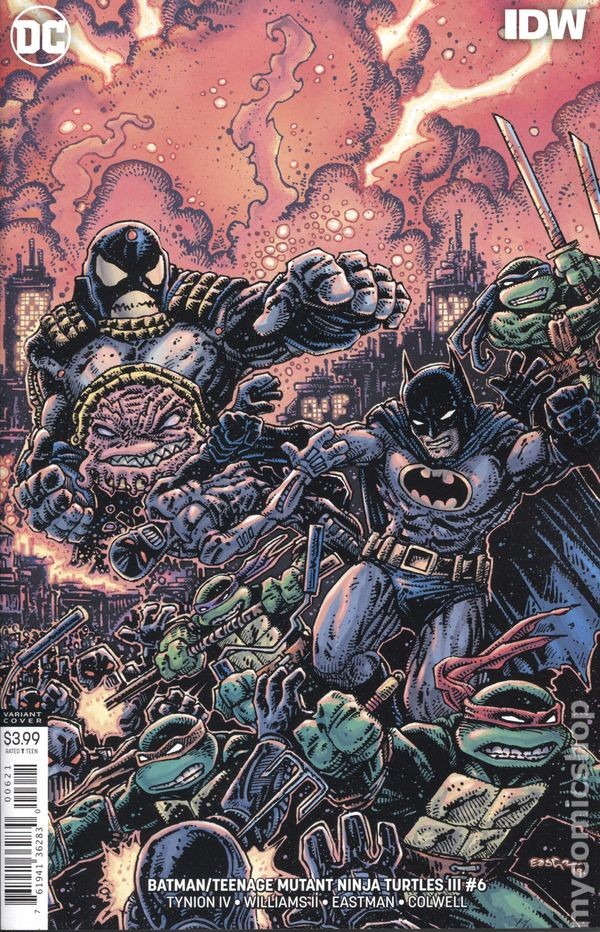 Batman Teenage Mutant Ninja Turtles III #6B FN 2019 Immagine Stock
