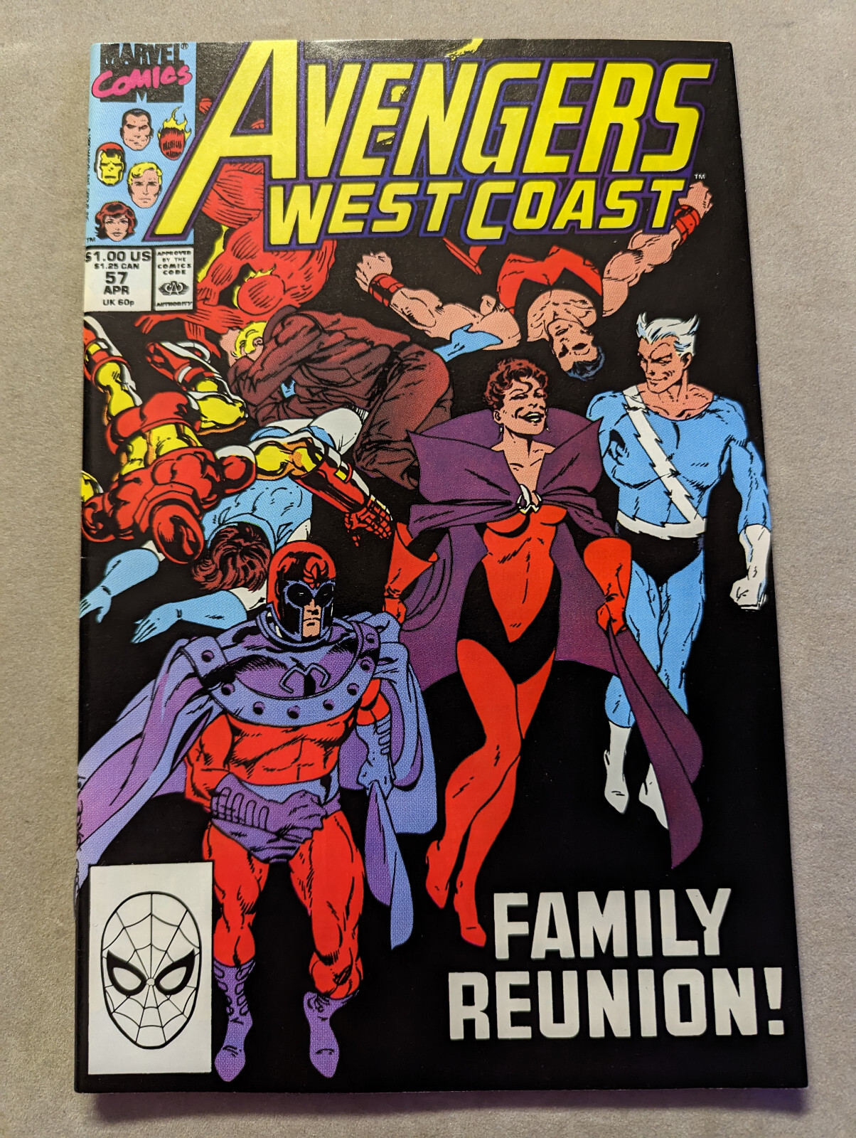 West Coast Avengers #57, Marvel Comics, 1990. 