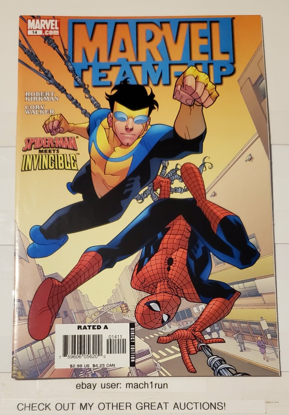 MARVEL TEAM-UP #14 2006 VF-/VF+ IMAGE COMICS INVINCIBLE spider-man 1° STAMPA