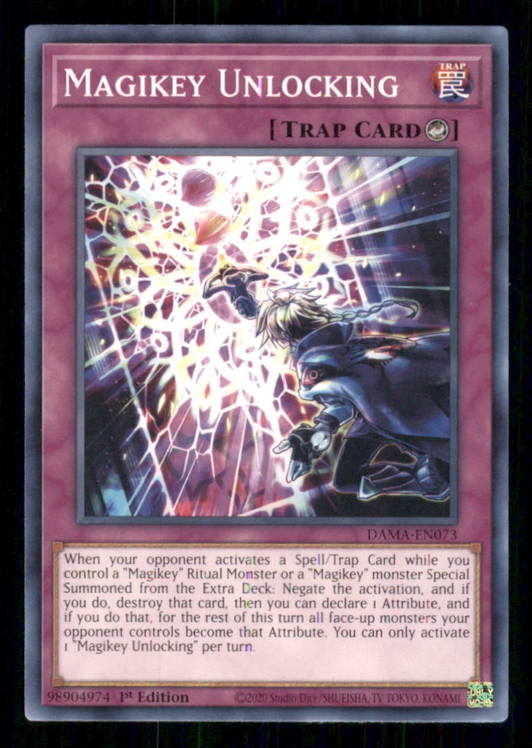 Magikey Unlocking DAMA-EN073 Alba Comune di Maestà Yu-Gi-Oh 1° Edizione NM