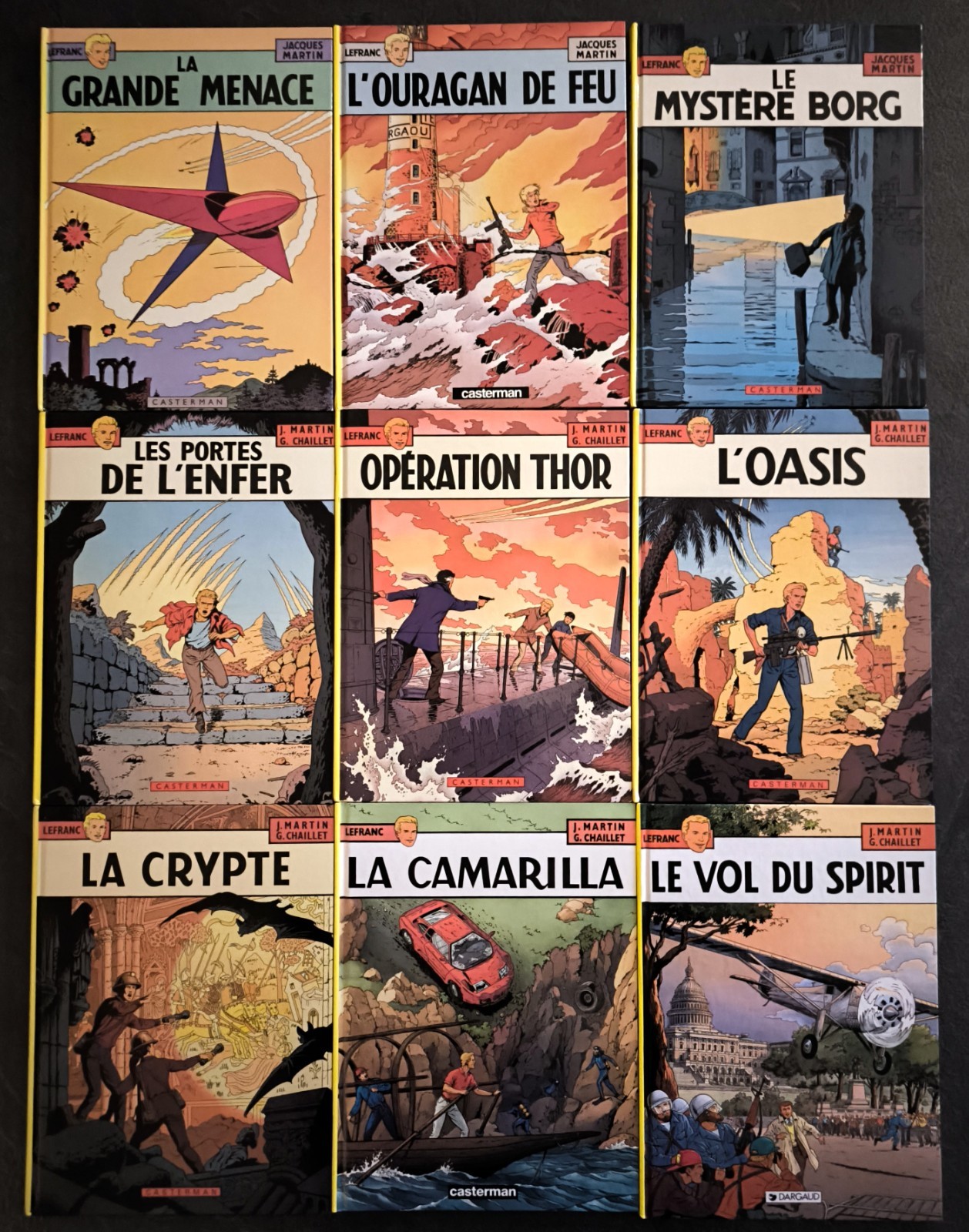 Lot de 9 BD Lefranc (à l'unité possible)