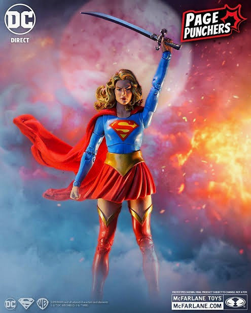 New McFarlane Toys DC Page Punchers Supergirl Woman Of Tomorrow Action Figure