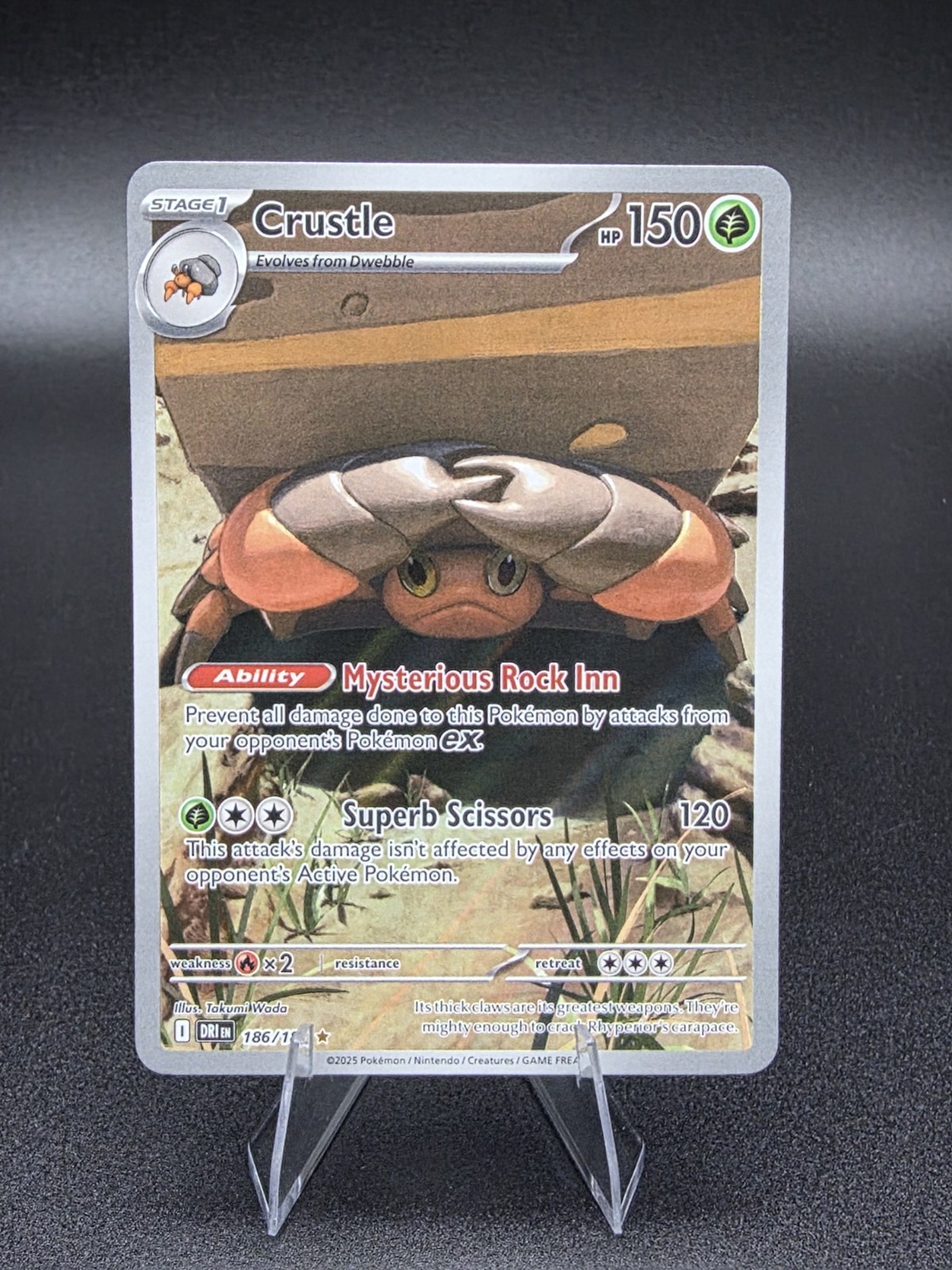 Pokémon Crosta Sv10 Rivali Destinati 186/182 Illustrazione Rara Holo 150 HP