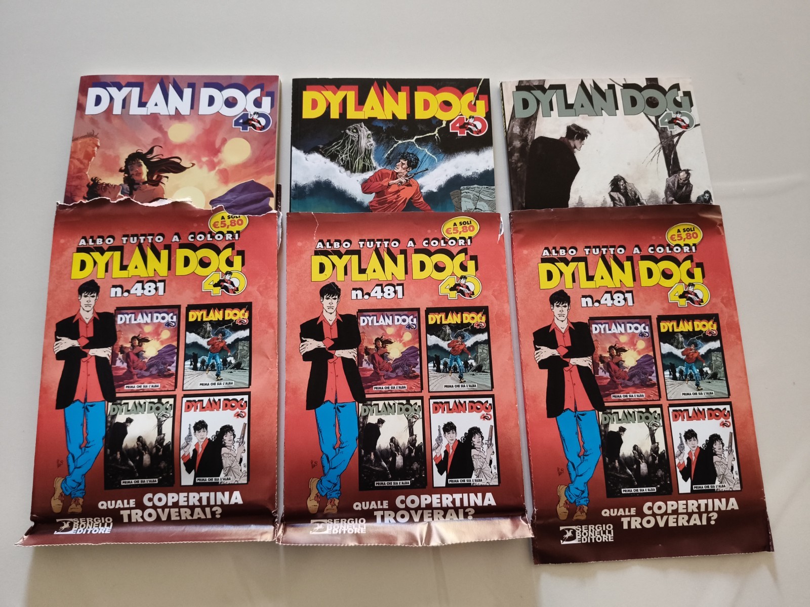 Dylan Dog n. 481 "Prima che sia l'alba" Variant Roi, Villa, Cestaro Nuovi 