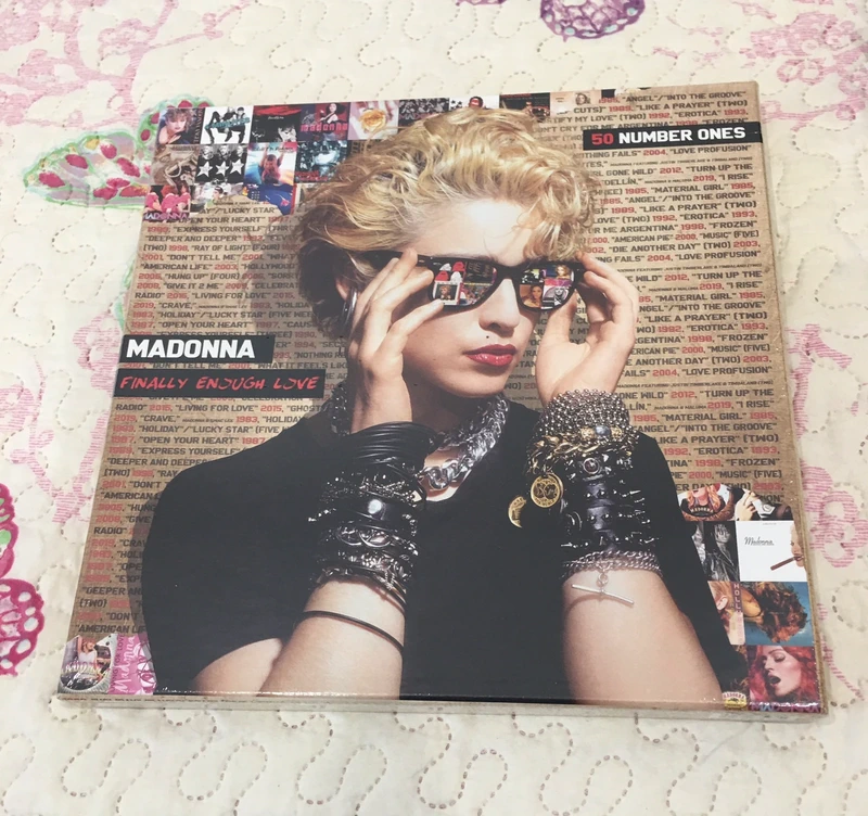 Madonna Finally enough love box set di 6 vinili Rossi e neri