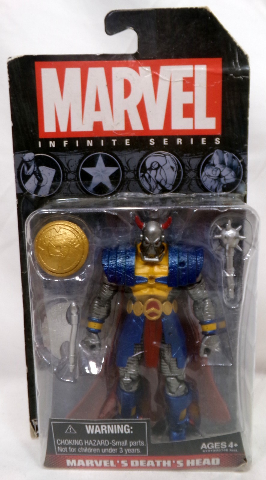 2013 Hasbro Marvel Infinite Series Death's Head Figure 3.75" Nuovo Sigillato