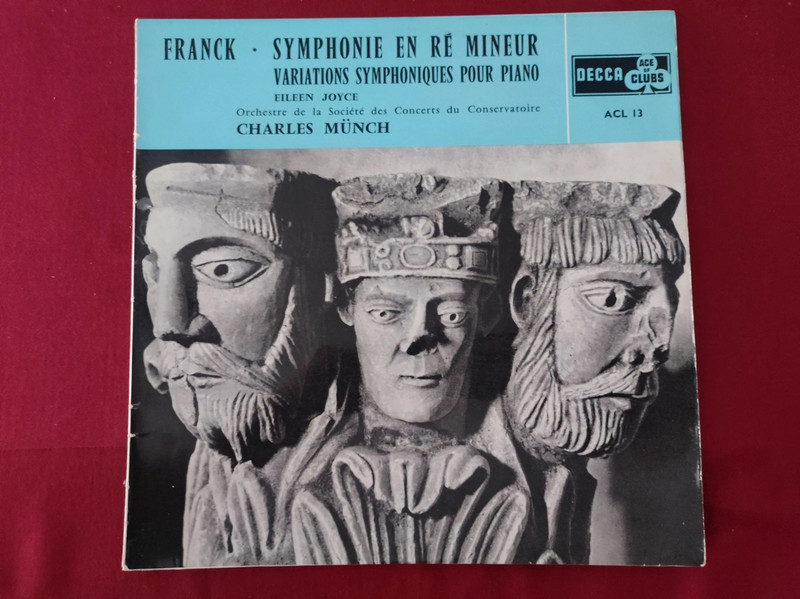 Vinilo LP "Symphonie en Ré Mineur" César Franck – Charles Munch (Decca Ace of Clubs)