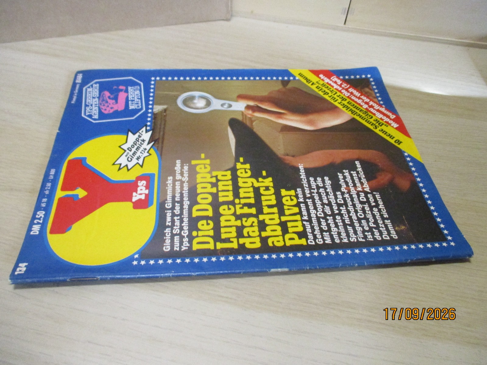 Yps # 134 con foglio artigianale