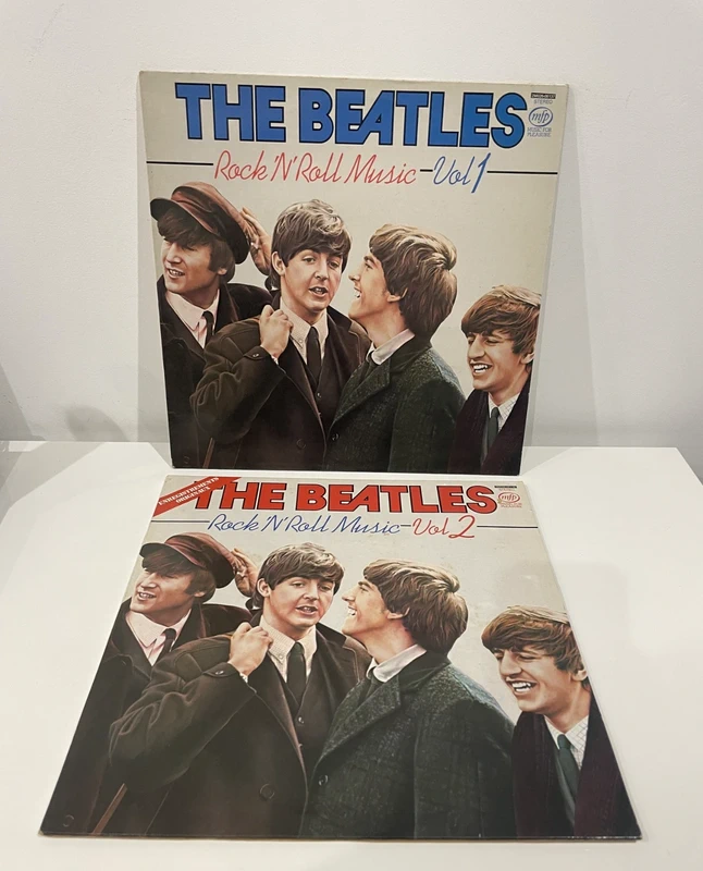 2 Vinyles The Beatles Rock'N' roll Music 1 et 2