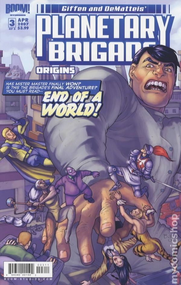 Brigata Planetaria Origini #3 FN 2007 Immagine Stock