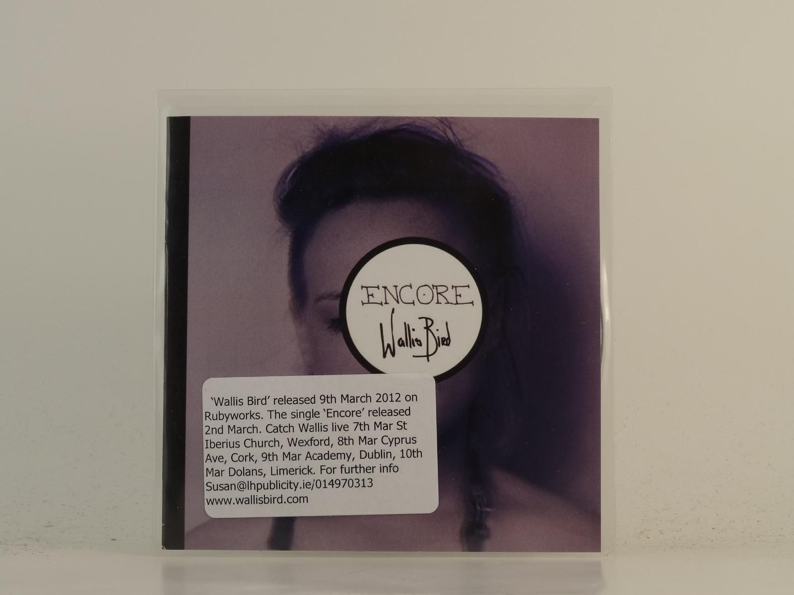 WALLIS BIRD ENCORE (H1) 2 Track Promo CD Single including Picture Sleeve RUBYWOR