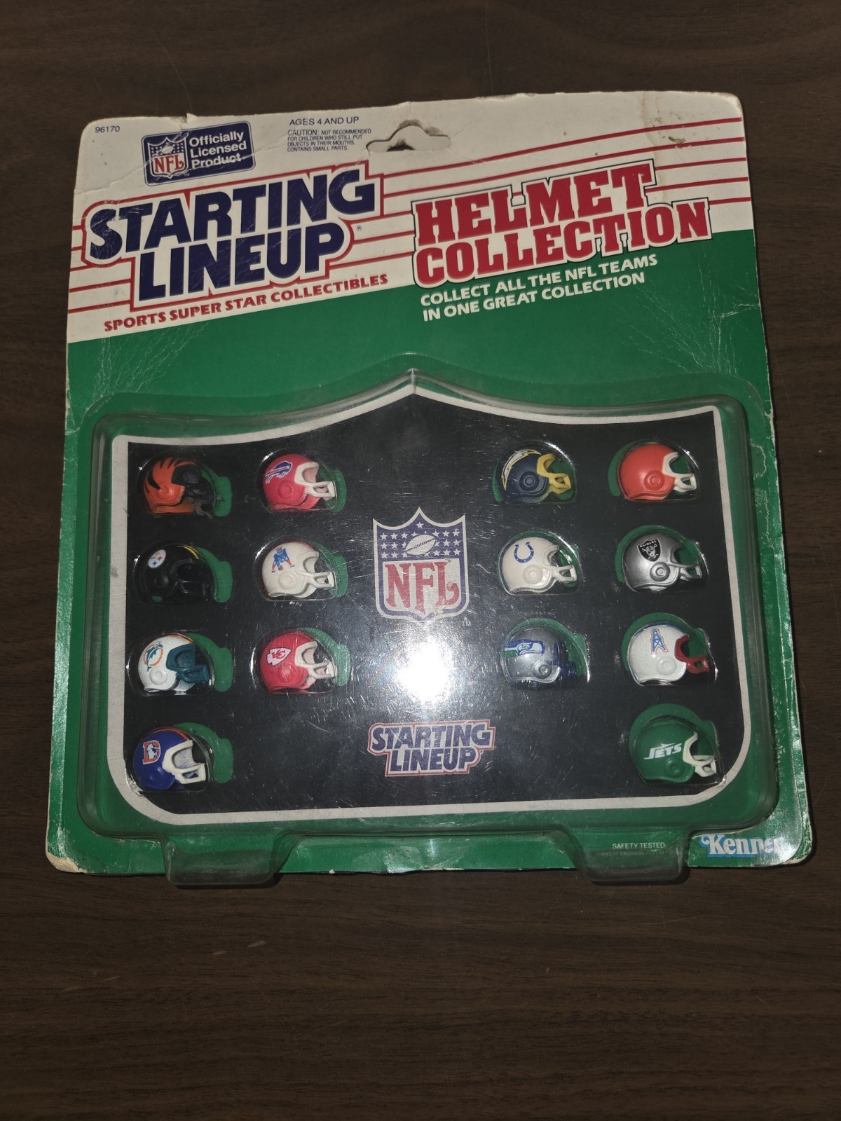 Kenner Starting Lineup NFL 1989 Mini Casco Collezione AFC Attacco 
