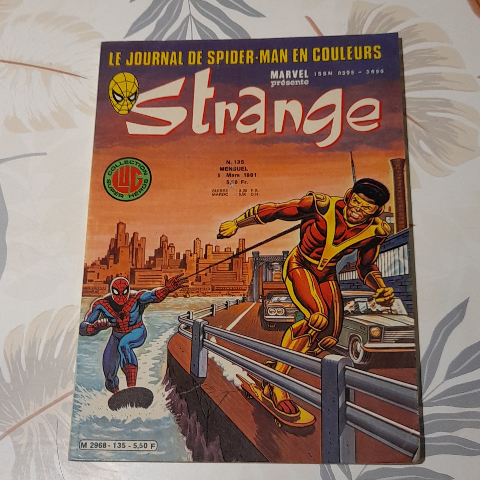 Éditions Lug Strange n°135 1981 Marvel Spider-Man Hulk tout en couleurs